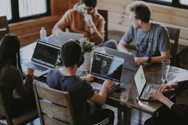 People learning tech skills