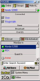 ICQ messenger client