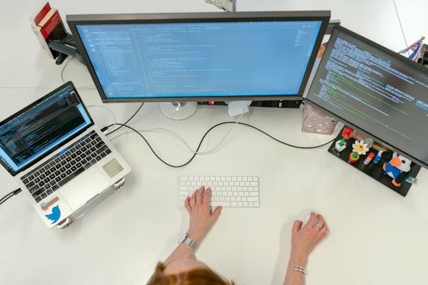 Code editor representing mIRC scripting