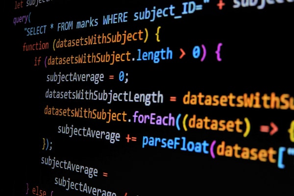 JavaScript code on screen