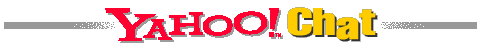 Yahoo Chat banner from 1998 - the actual header users saw